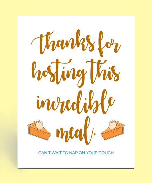 Thanksgiving Host Card
