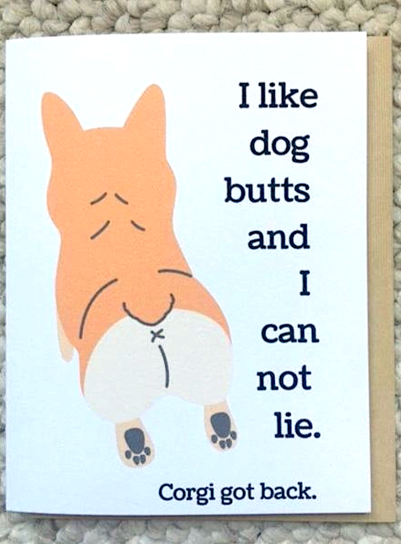 Corgi Got Back Card