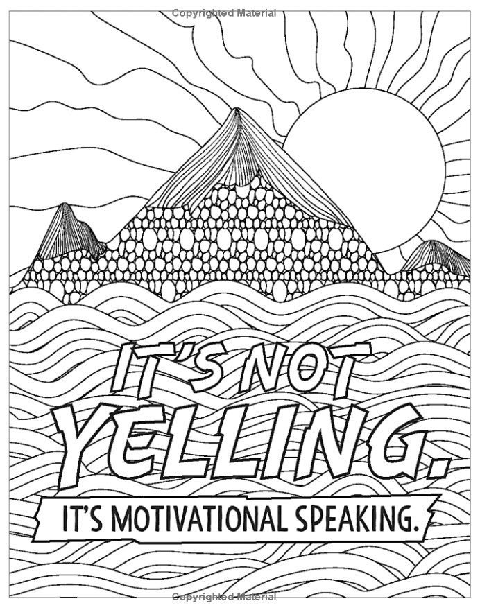 Too Late for Coffee, Too Early for Wine Coloring Book