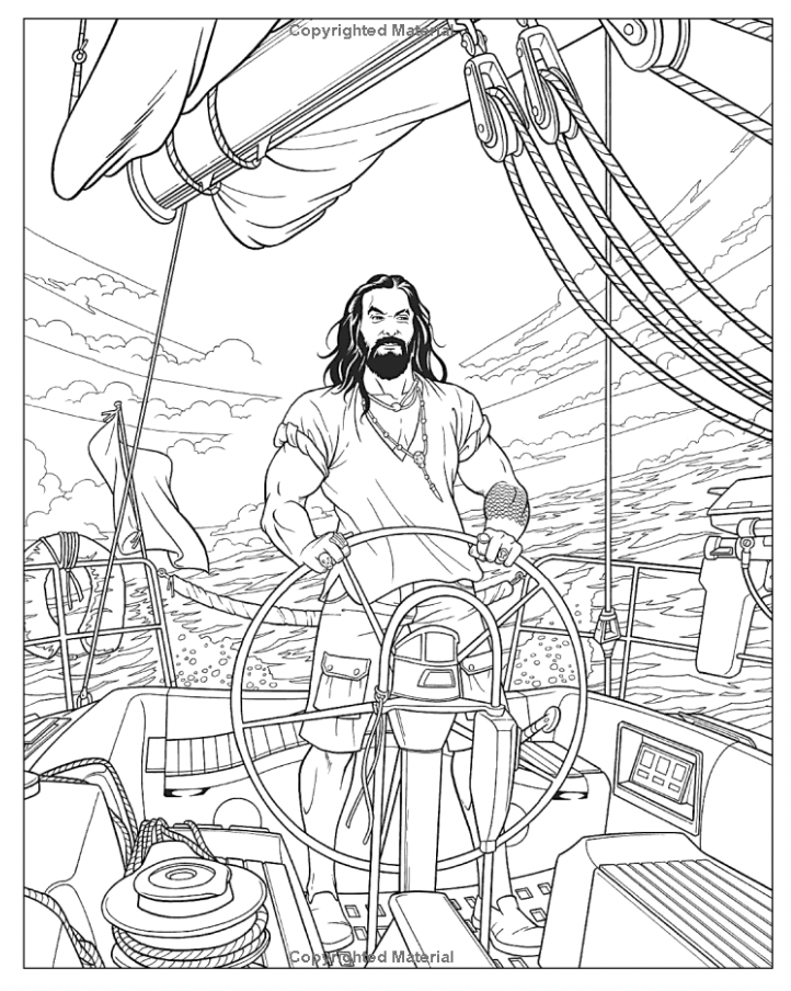 Jason Momoa Coloring Book