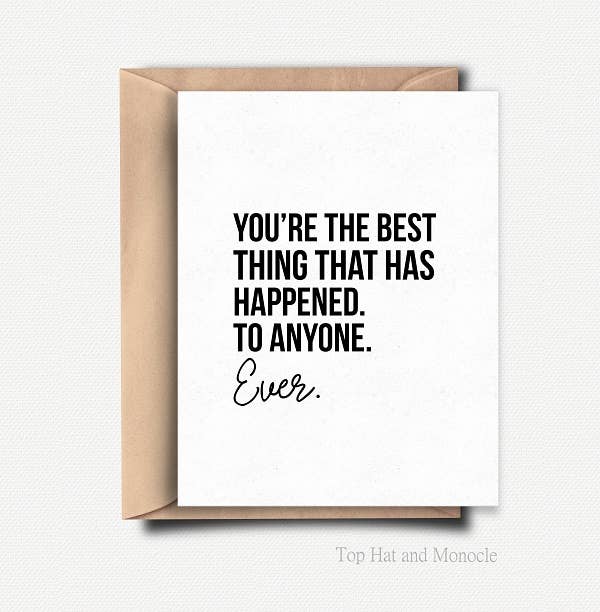 You're the Best Thing Love Card