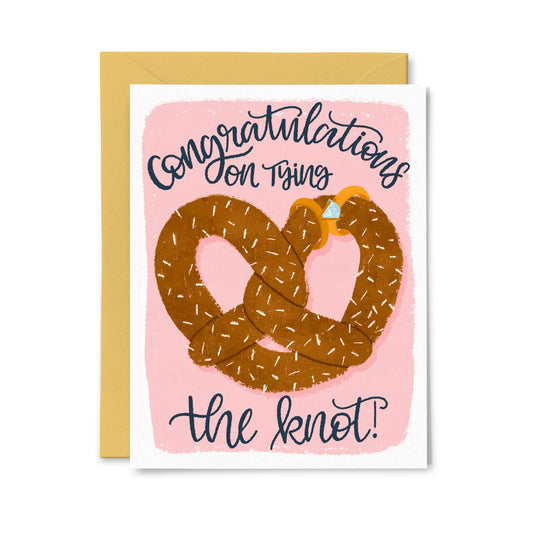 Tying the Knot | Funny Wedding Greeting Card