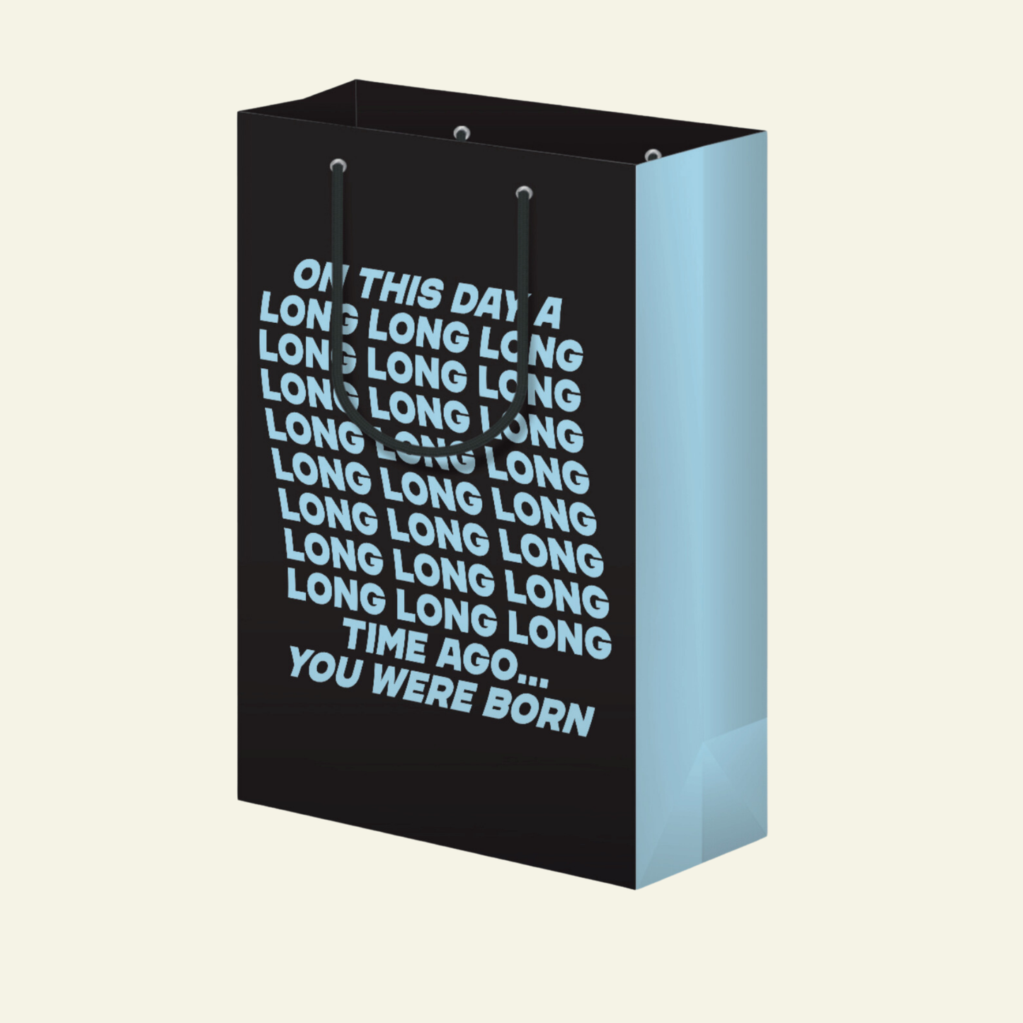 Long Long Time Ago - Gift Bag, Funny Gift Bag, Gift Wrap