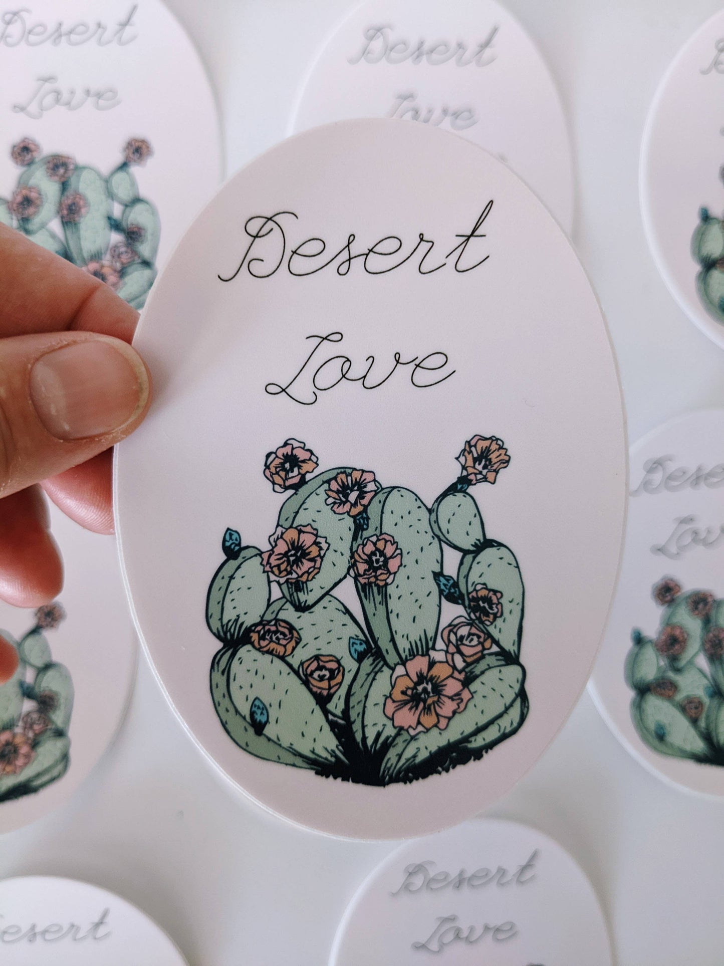 Cactus Desert Love Sticker