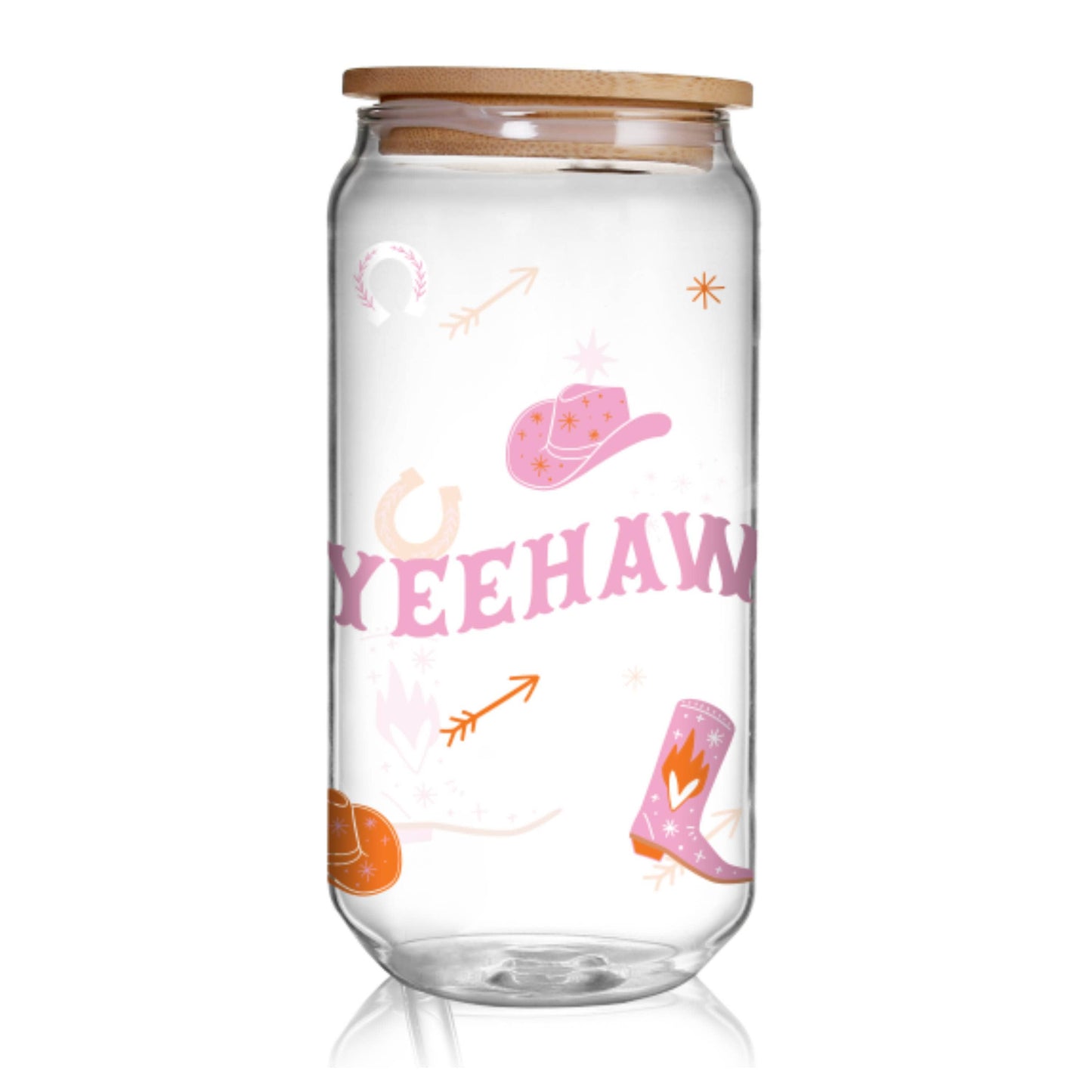 Yeehaw Glass Tumbler