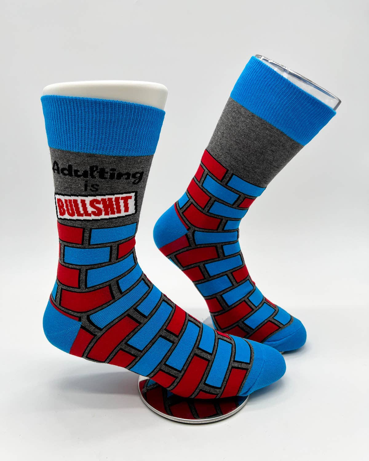 Adulting is Bullshit Men's Crew Socks