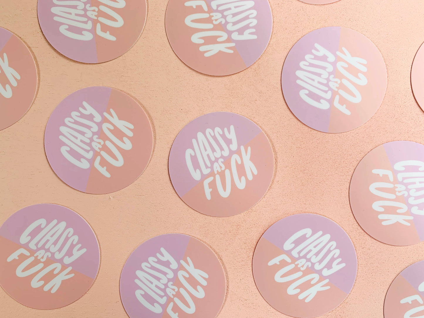Classy as Fuck Vinyl Sticker
