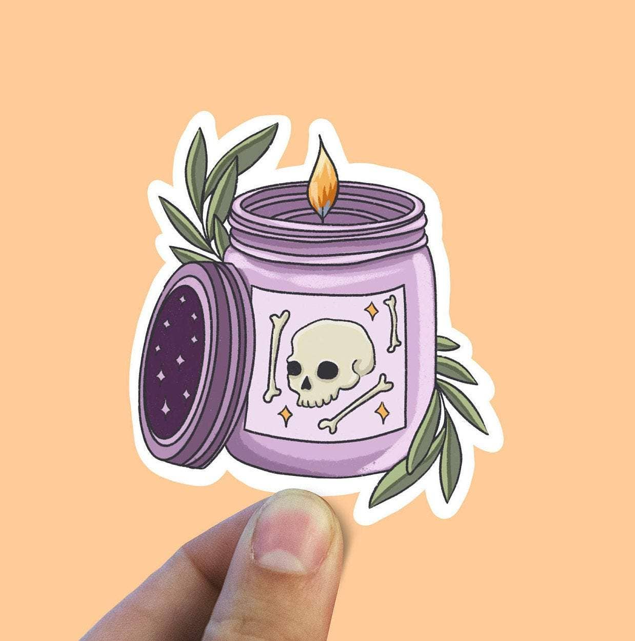 Poison Candle Vinyl Sticker