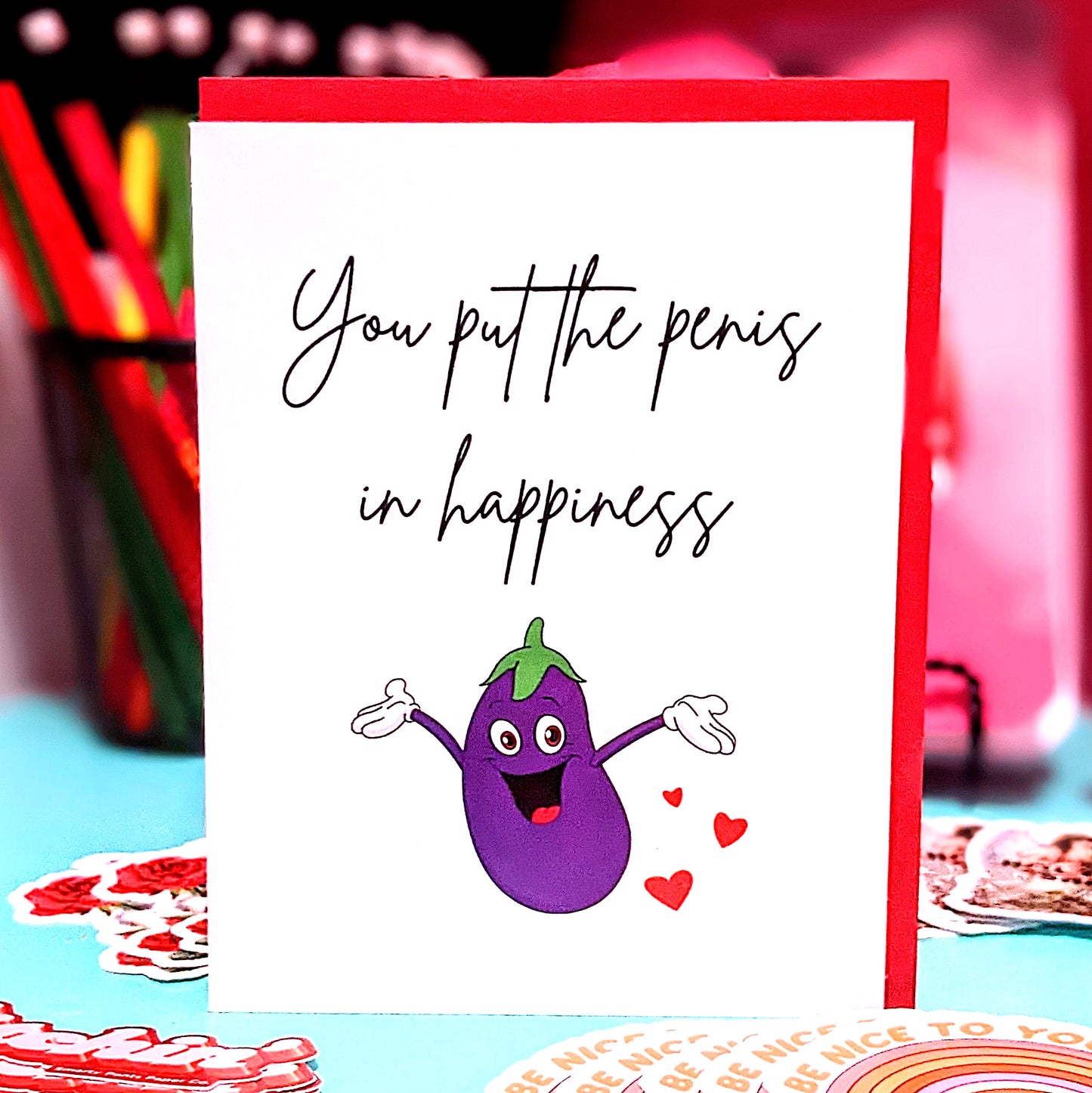Penis Happiness Card