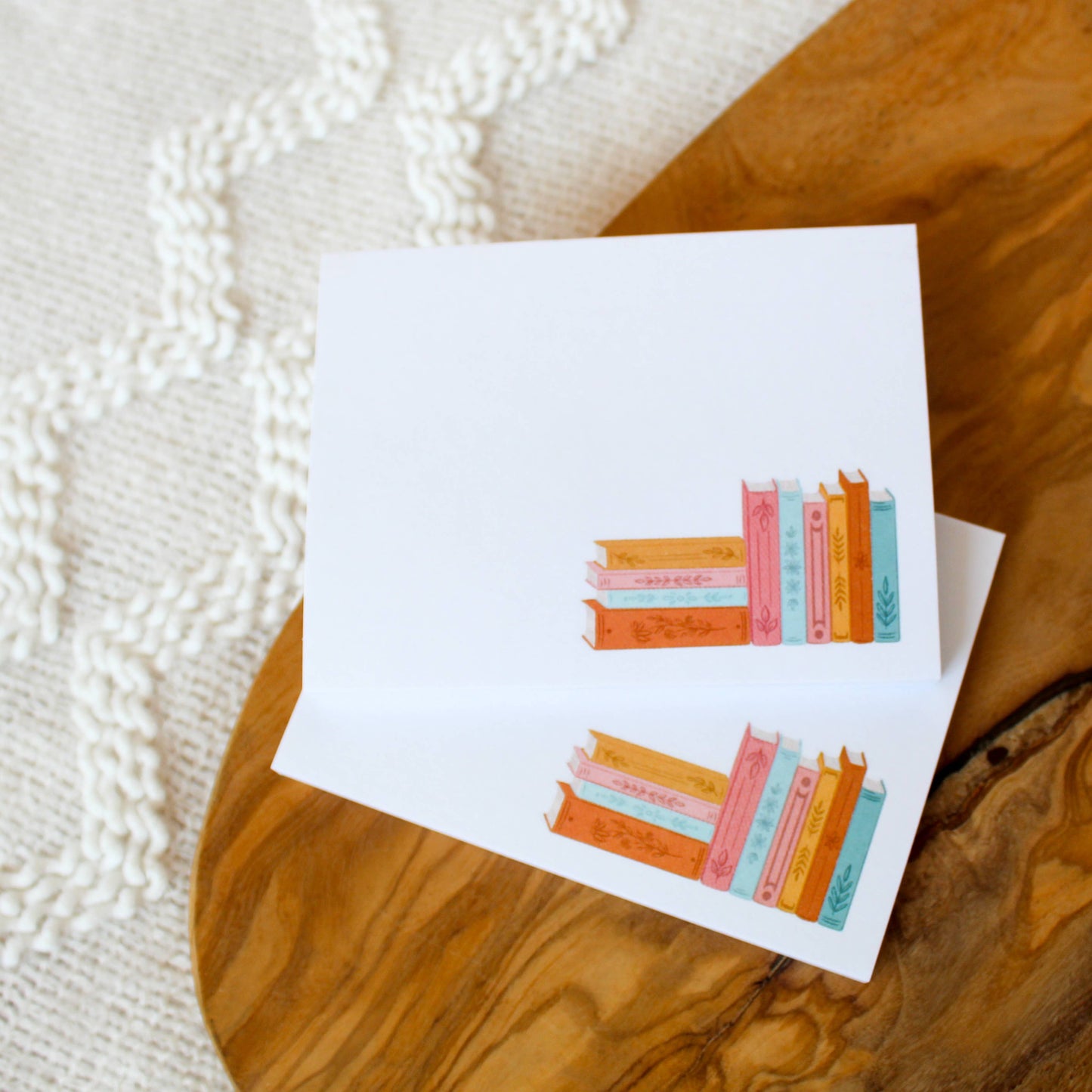 Stack of Books Sticky Notes