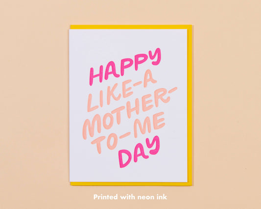 Like a Mother Mother's Day Letterpress Greeting Card