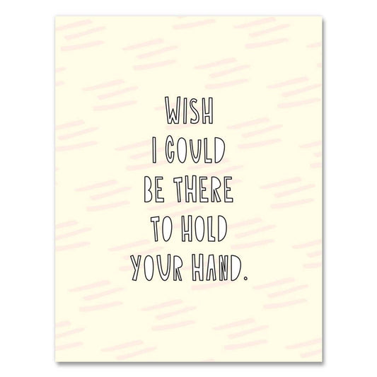 551 - Wish I Could Hold Your Hand - A2 card