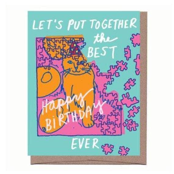 Birthday Puzzle Greeting Card