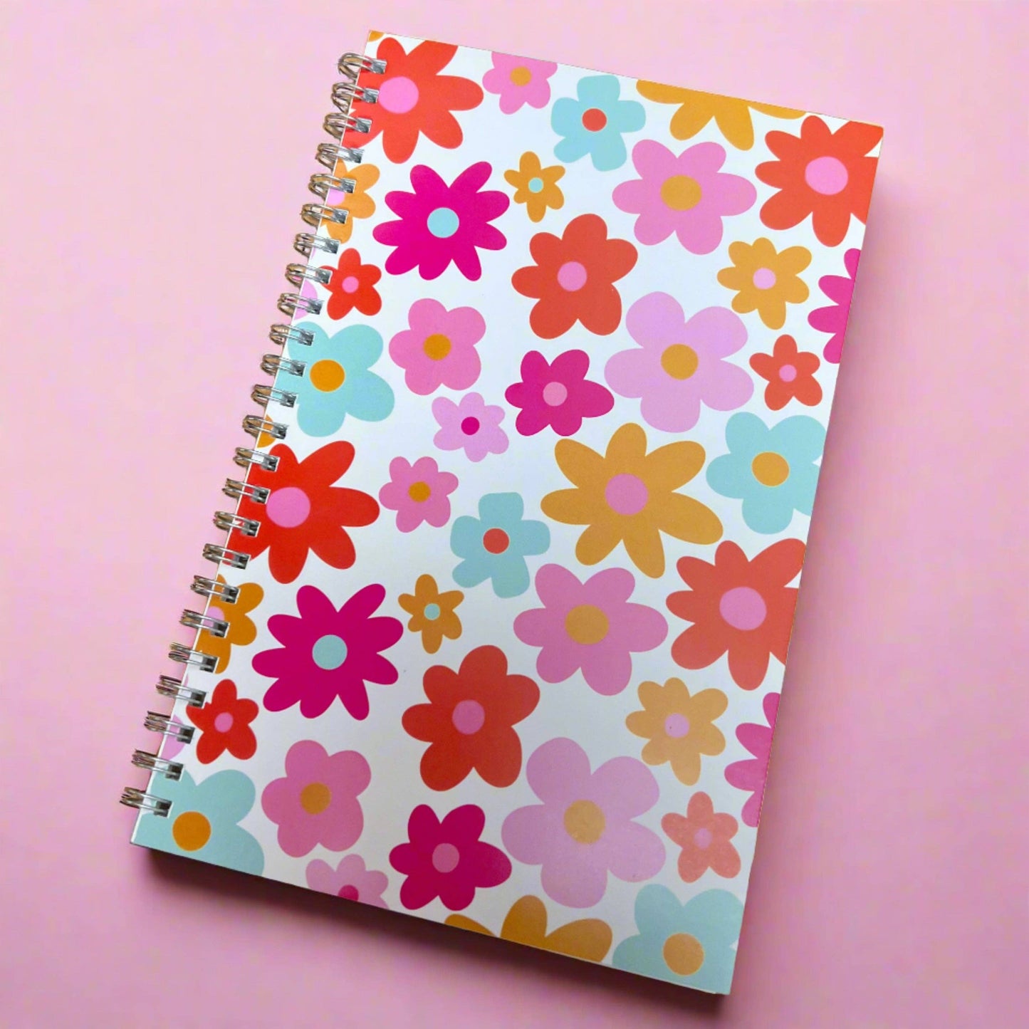 5.5 x 8.5in Notebook - Retro Florals