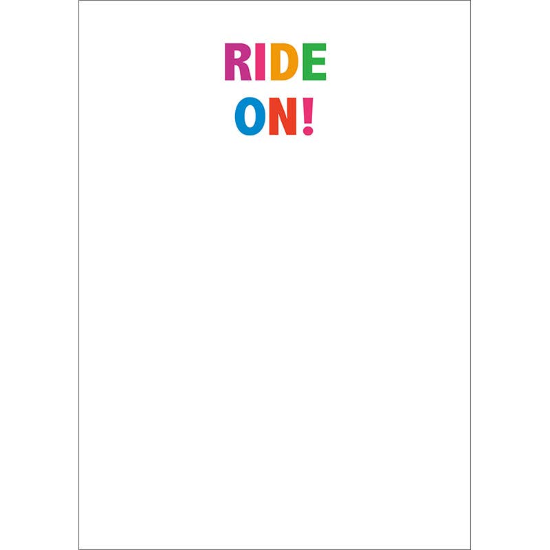 Rainbow Ride Greeting Card (6 Pack)