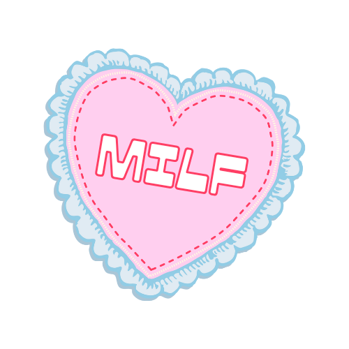 MILF Heart sticker