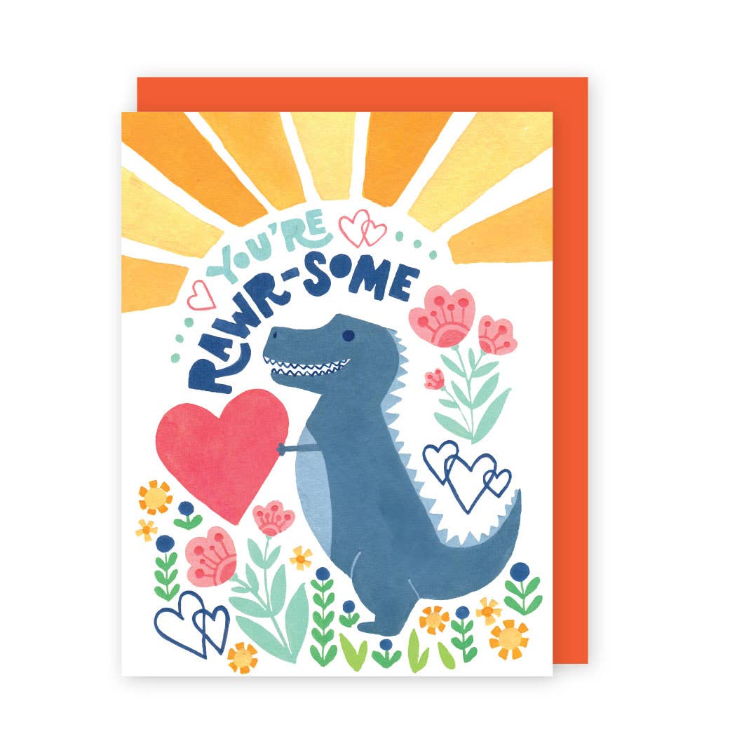 You're Rawr-Some Greeting Card