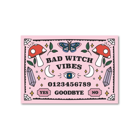 Bad Witch Vibes Vinyl Sticker