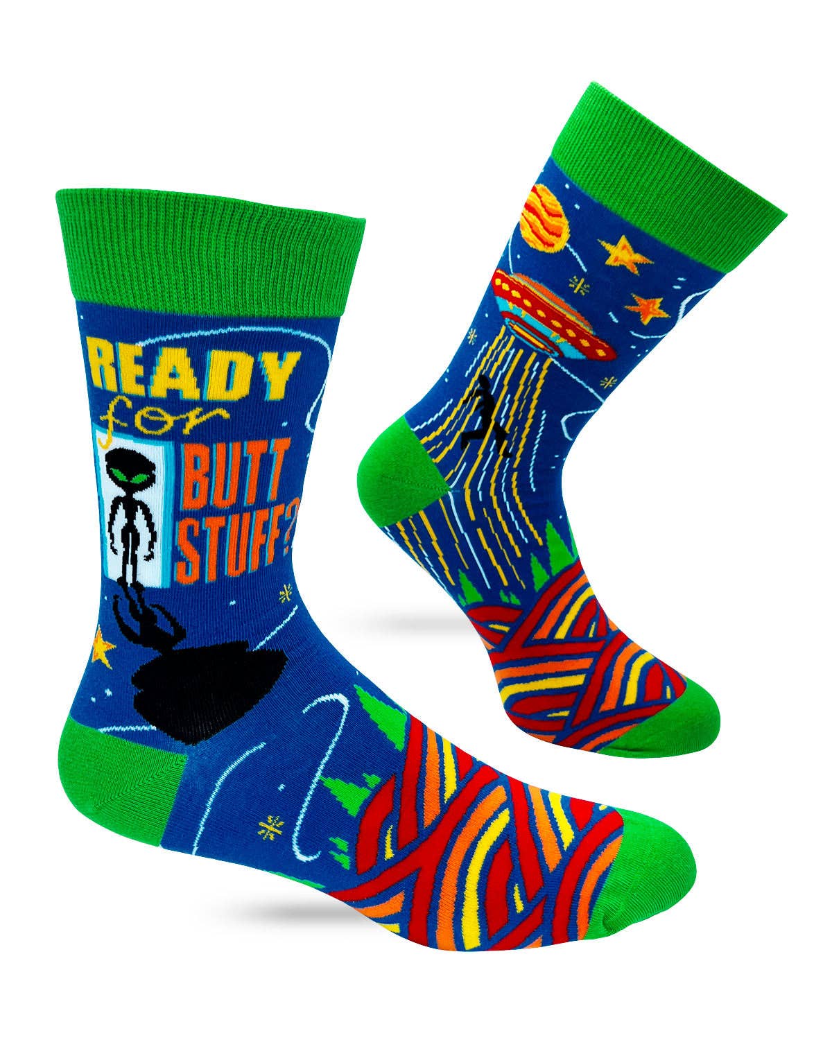 Ready For Butt Stuff? Men's Novelty Crew Socks