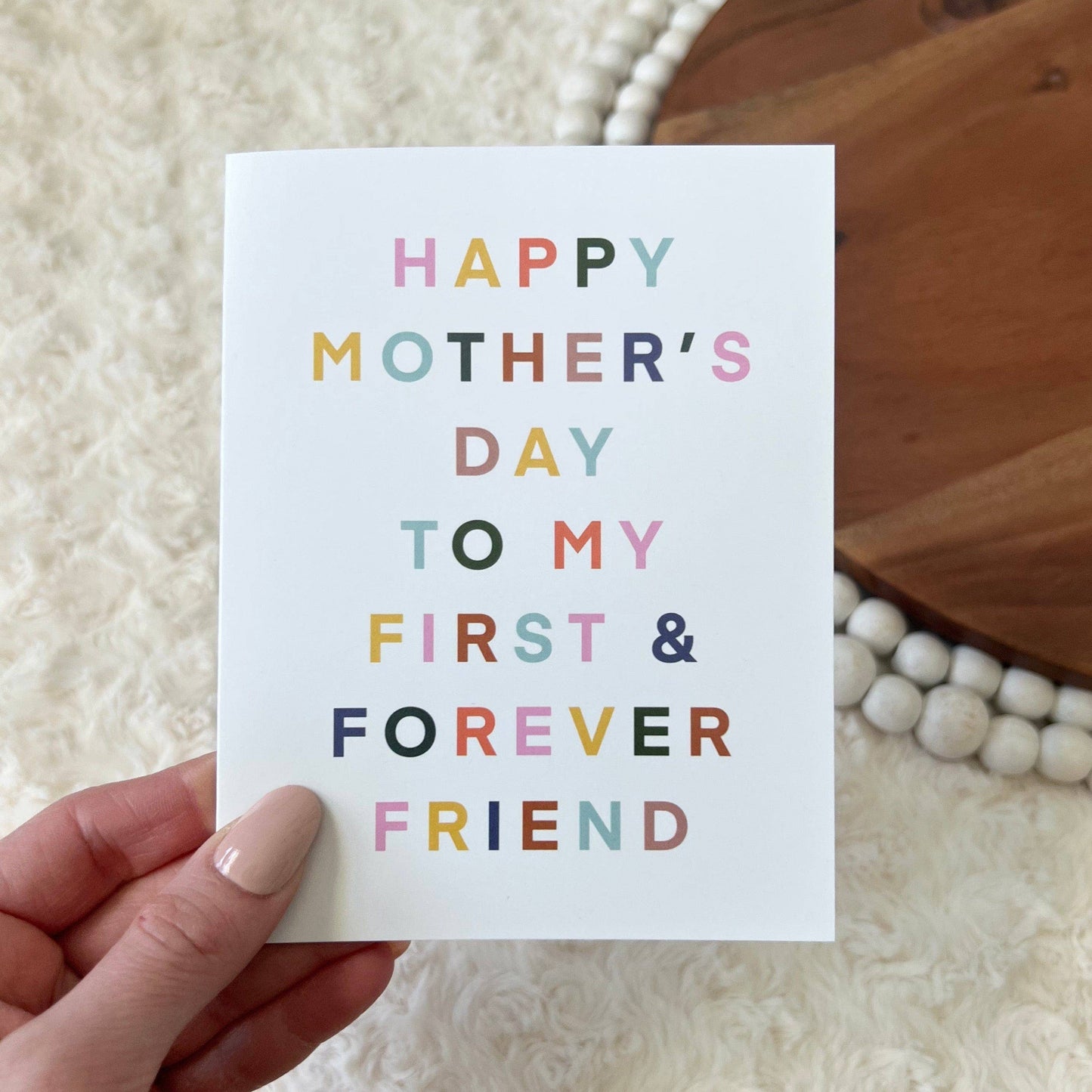 Happy Mother's Day To My Forever Friend Mother's Day Card