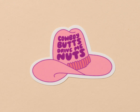 Cowboy Butts Vinyl Sticker