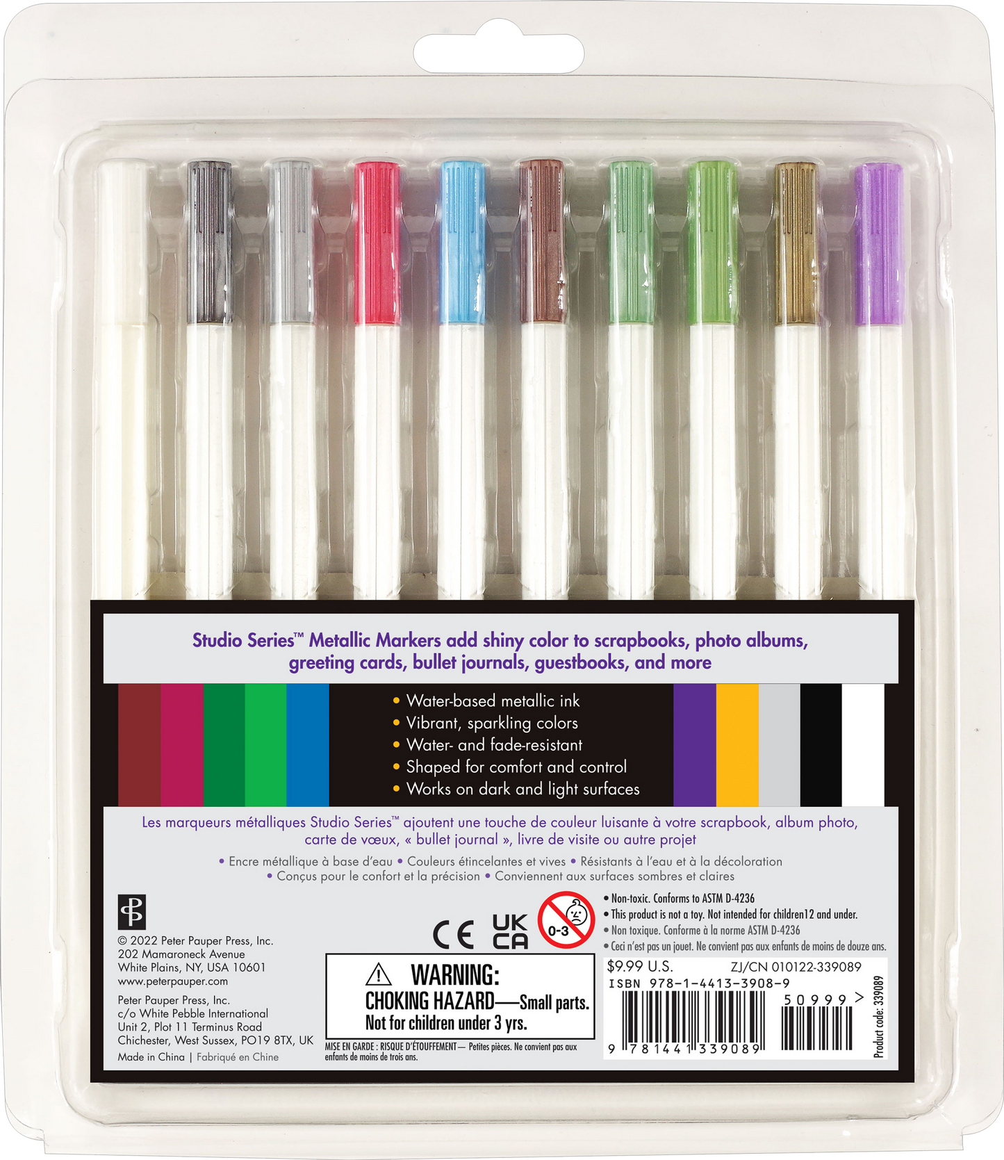 Studio Series Metallic Markers (set of 10)