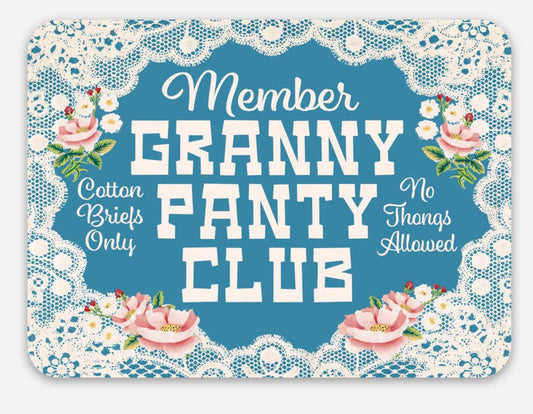 Granny Panty Member Sticker - Funny Lacy Sticker