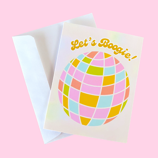 Greeting Card - Let's Boogie!