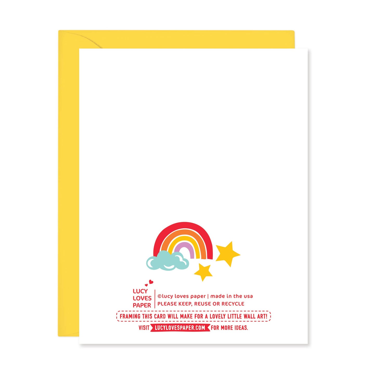 Fabulous Parents Rainbow New Baby Card (A2)