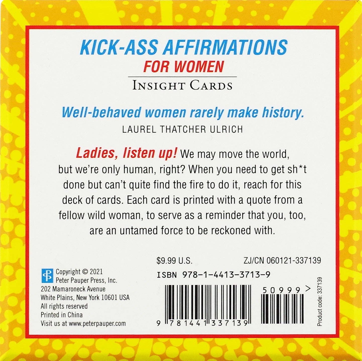 Kick-Ass Affirmations for Women Insight Cards