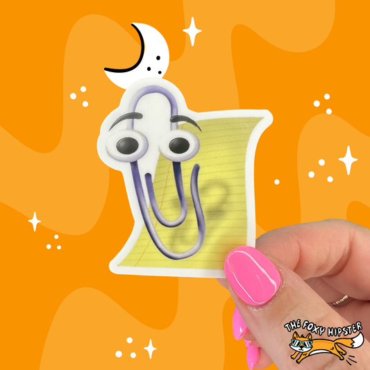 Clippy Vinyl Sticker