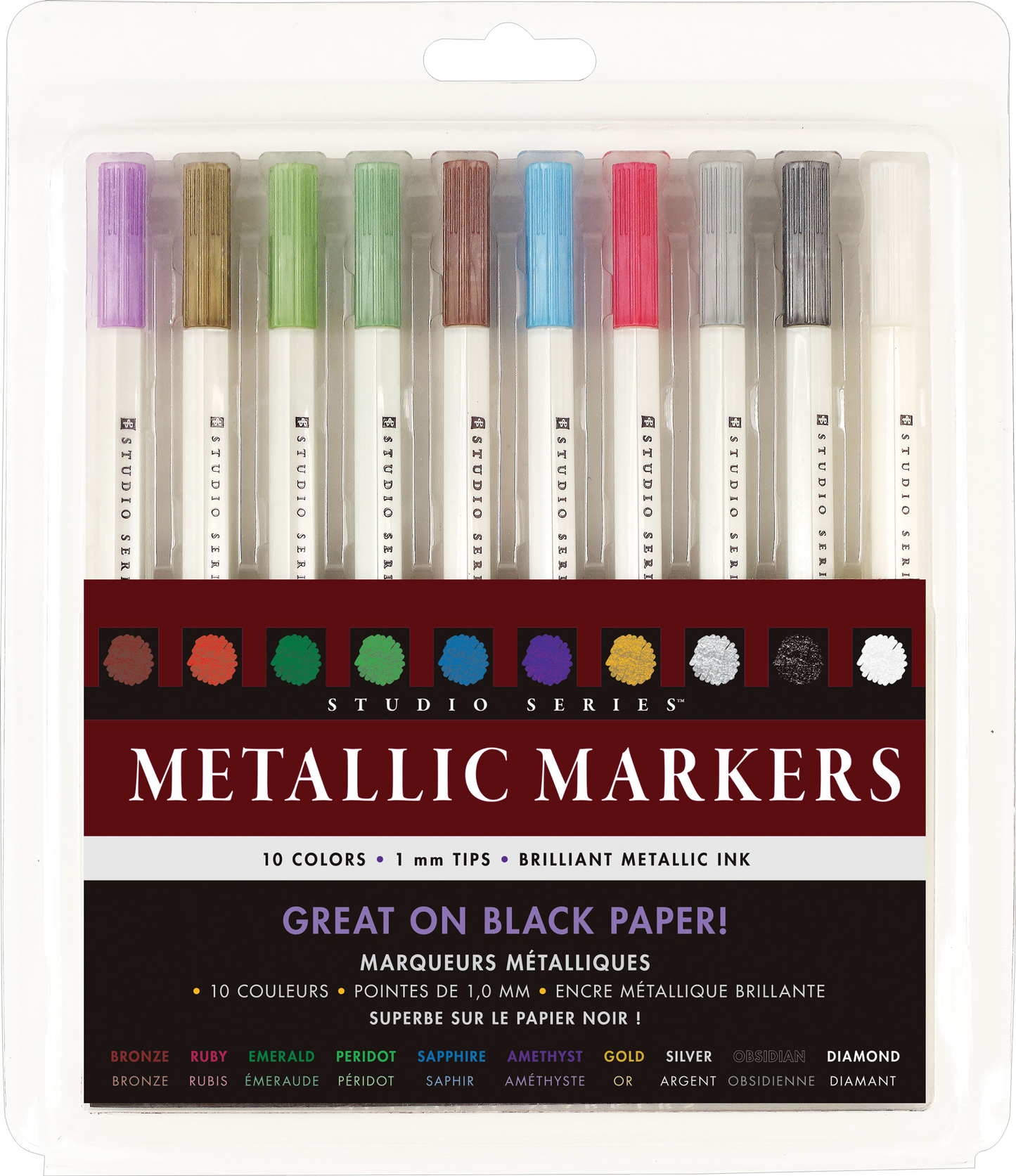 Studio Series Metallic Markers (set of 10)