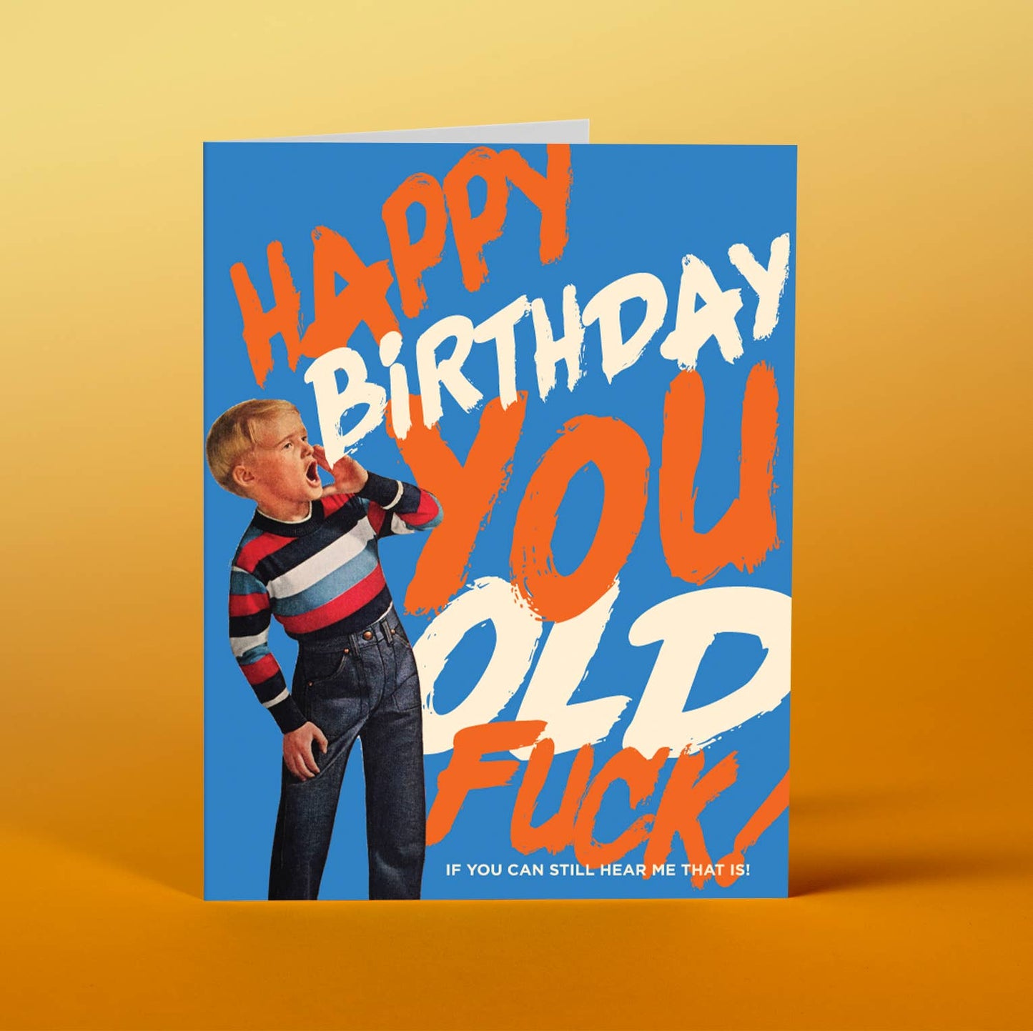 HAPPY BIRTHDAY YOU OLD FUCK! birthday card