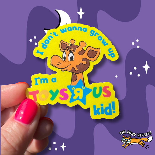 Toys R Us Kid Vinyl Sticker 