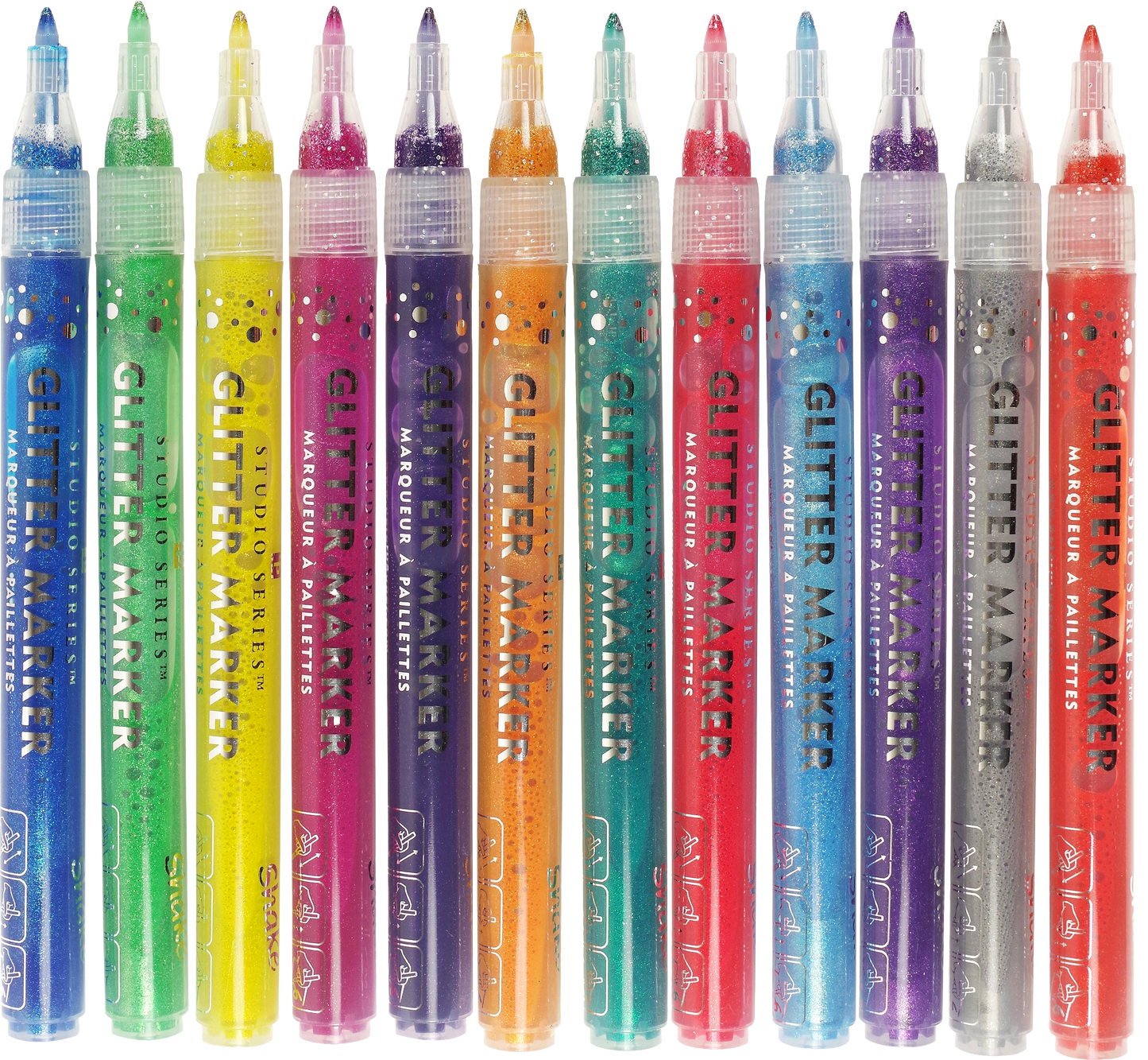 Studio Series Glitter Marker Set (12-piece set)