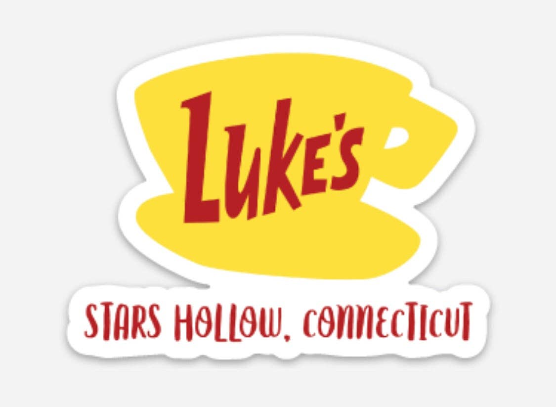 Gilmore Girls Luke's Diner Vinyl Sticker