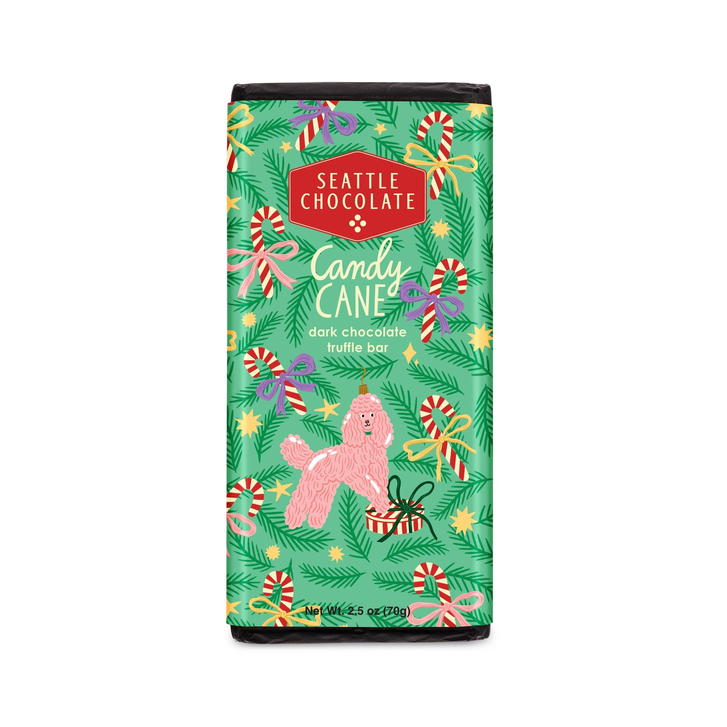 Candy Cane Truffle Bar