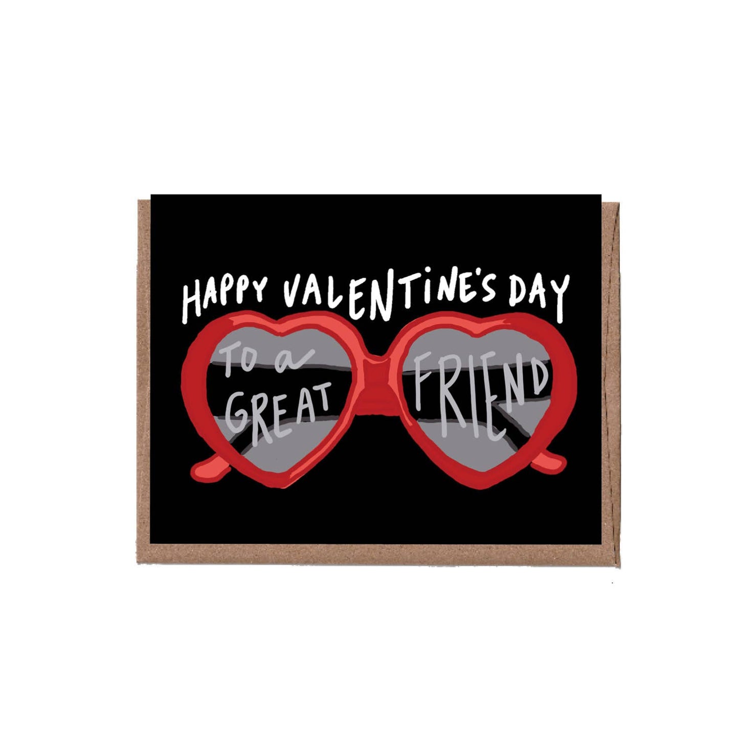 Friend Sunglasses Valentine's Day Greeting Card