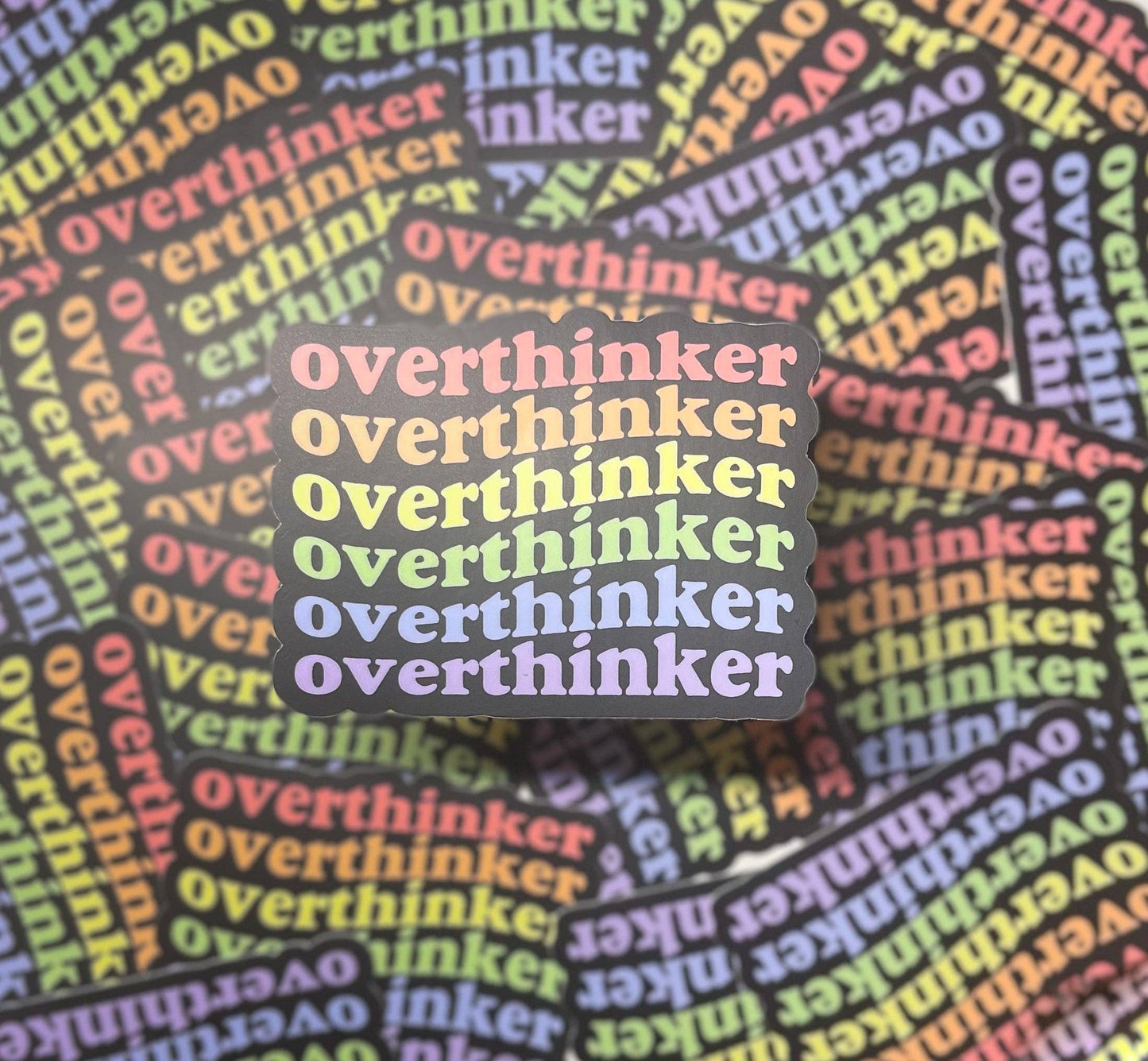 Overthinker Sticker - Funny Sticker