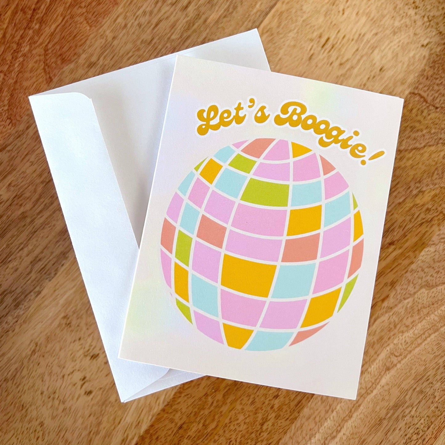 Greeting Card - Let's Boogie!