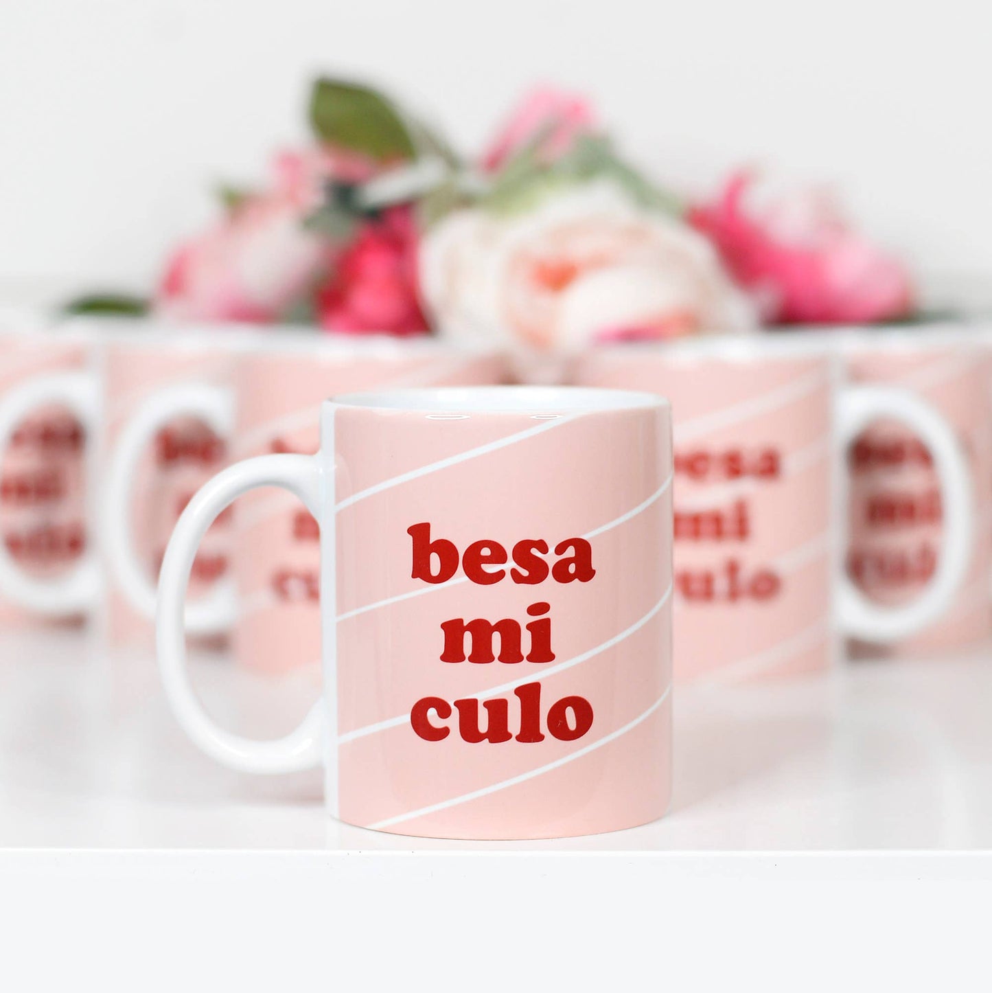 Besa Mi Culo Valentine's Ceramic Mug