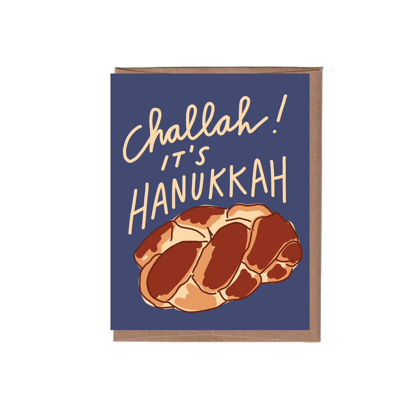 Scratch & Sniff Challah Hanukkah Greeting Card