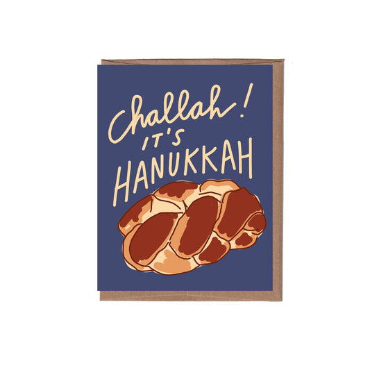 Scratch & Sniff Challah Hanukkah Greeting Card