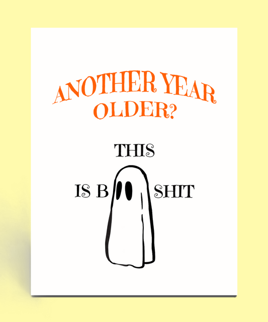 Boo Shit Birthday Card