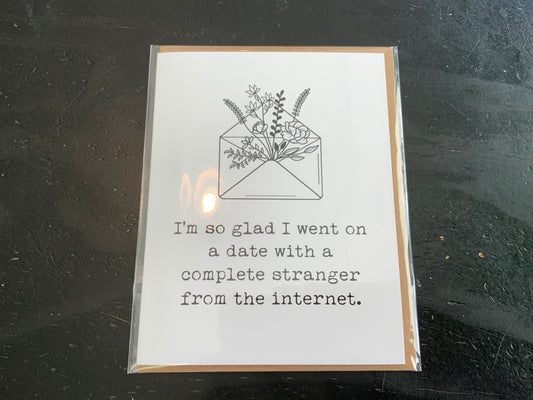 Complete stranger internet.