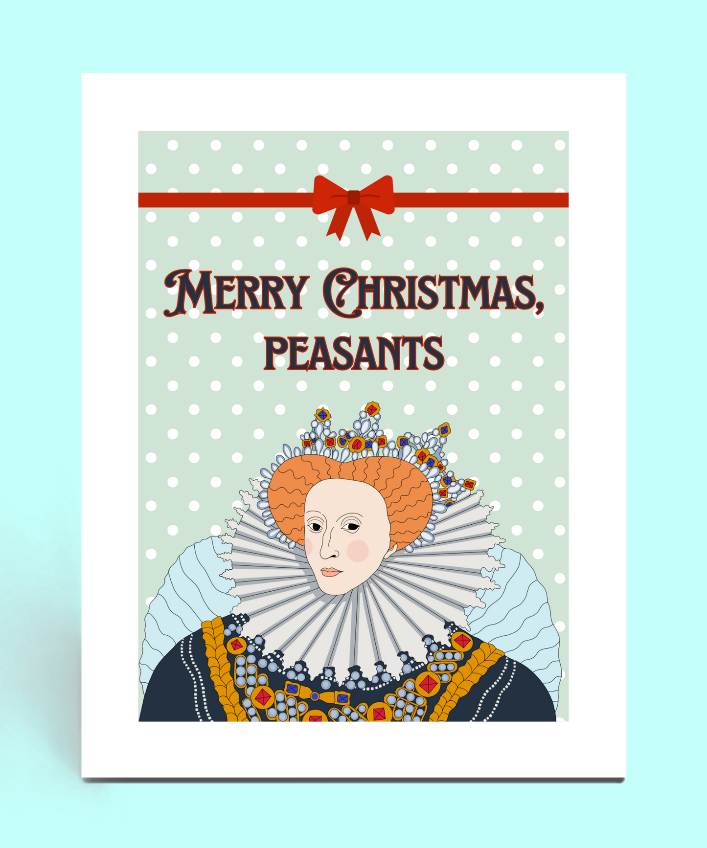 Merry Christmas Peasants Card