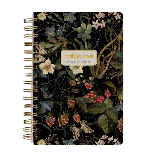 A5 ArtPlanner Spiral Weekly Diary - Forest Flowers 