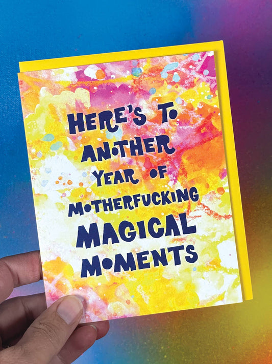 Here's To Another Year of MF Magical Moments Greeting Card