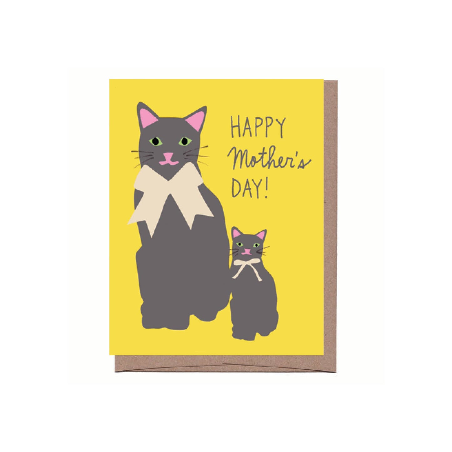 Cat & Kitten Mother's Day Greeting Card