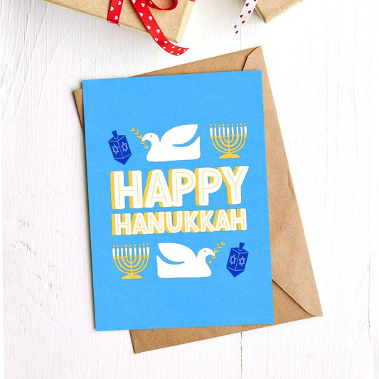 Happy Hanukkah Greeting Card